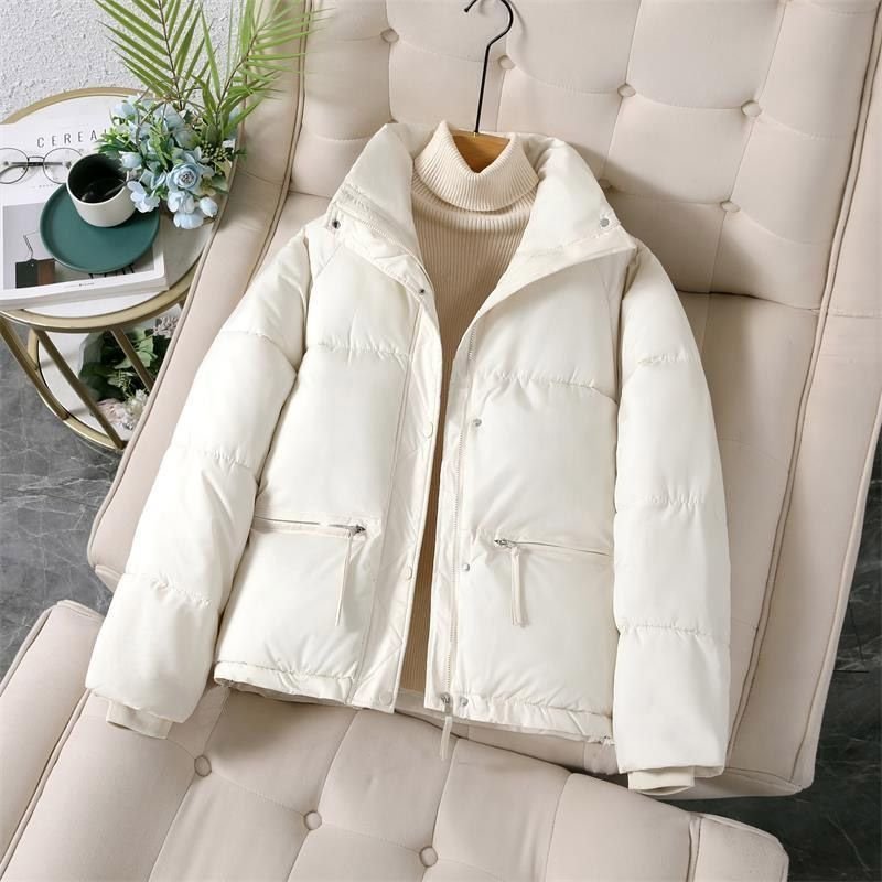 Fashion Down Women's Small Short Winter Cotton-padded Coat Thick Loose - Imagem 3