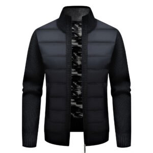 Men's Thickened Long-sleeve Cardigan Sweater Coat