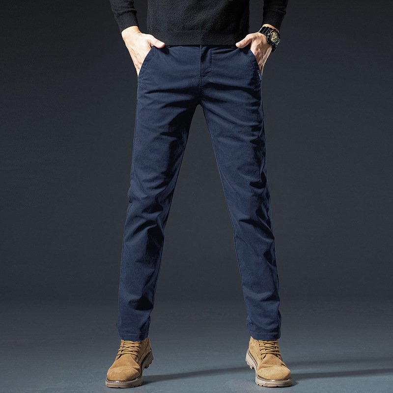 Men's Straight Stretch Casual Pants - Imagem 7