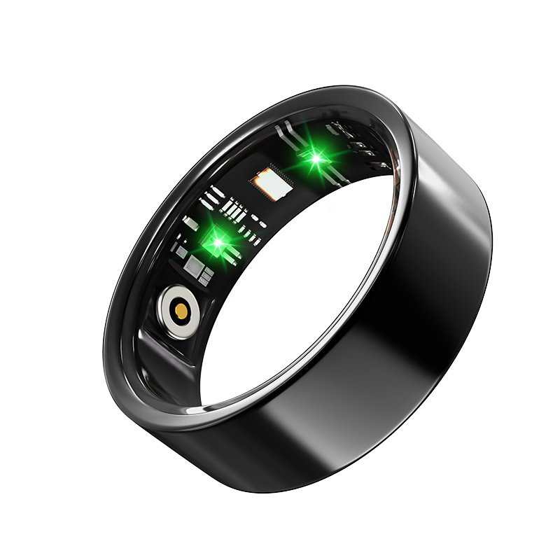 Smart Ring Health Tracker - Fitness Sleep Heart Rate Blood Oxygen Tracker Smart Ring For Men And Women,IP68 Waterproof Level Bluetooth Fitness Tracker Rings Family Care - Imagem 5