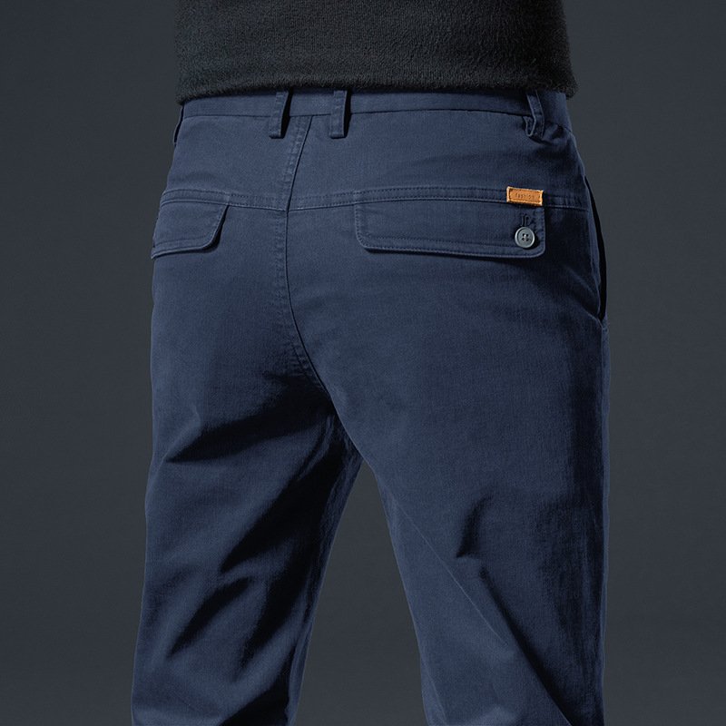 Men's Straight Stretch Casual Pants - Imagem 3