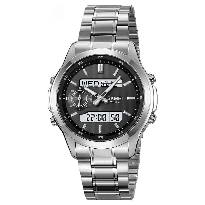 Luminous Multifunctional Men's Steel Strap Watch - Imagem 3
