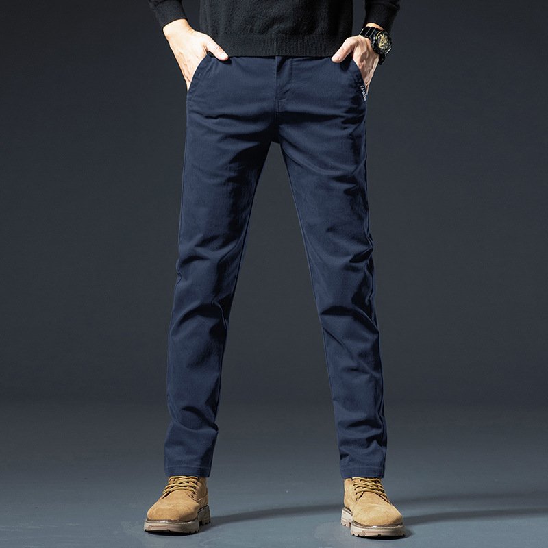 Men's Straight Stretch Casual Pants - Imagem 5