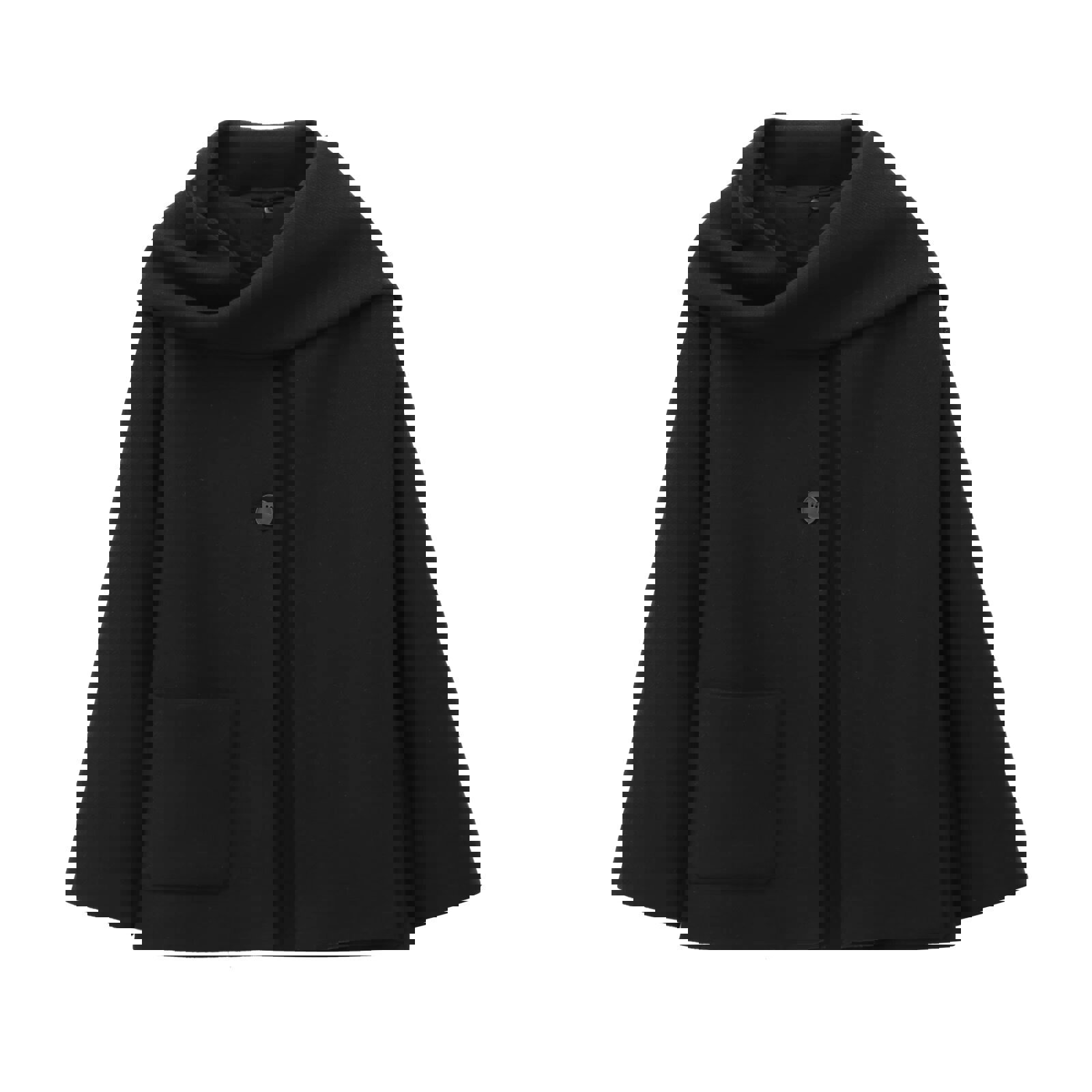 Women's French Style Design Blended Scarf Coat Coat - Imagem 2