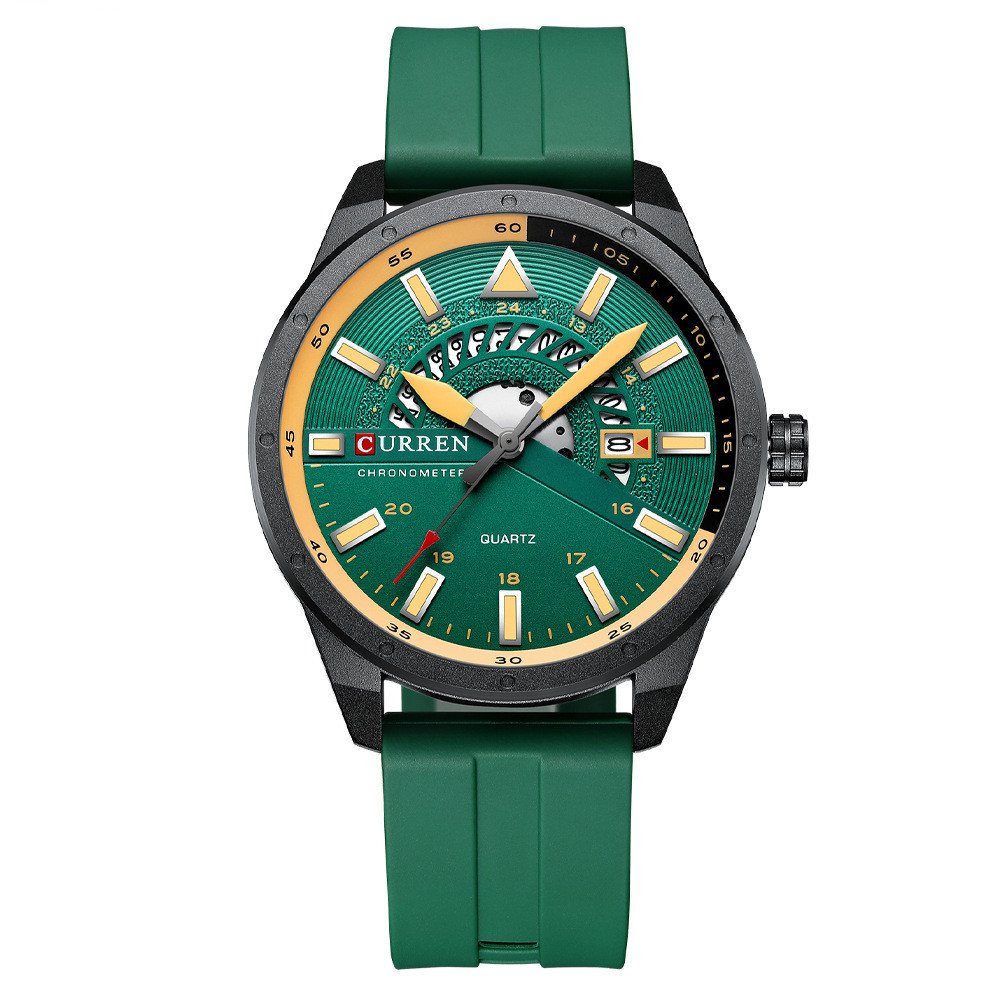 Men's Fashion Casual Tape Quartz Watch - Imagem 2