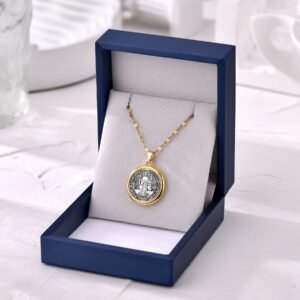 St. Benedict Cross Alloy Necklace Simple High-end Necklace Accessories
