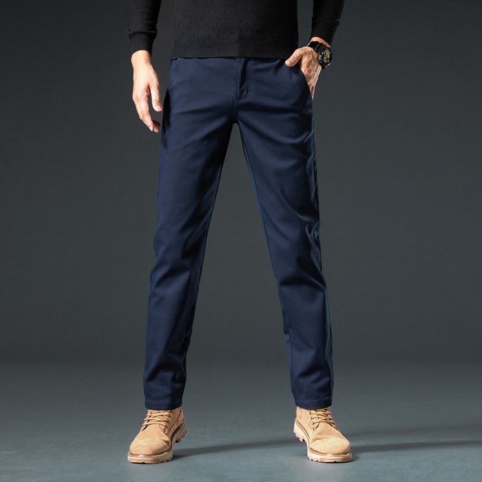 Men's Straight Stretch Casual Pants - Imagem 4