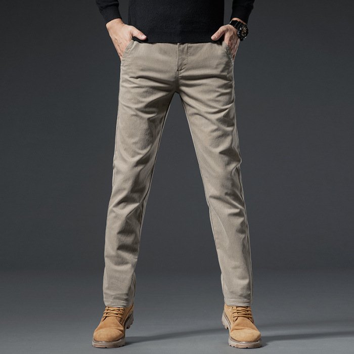 Men's Straight Stretch Casual Pants