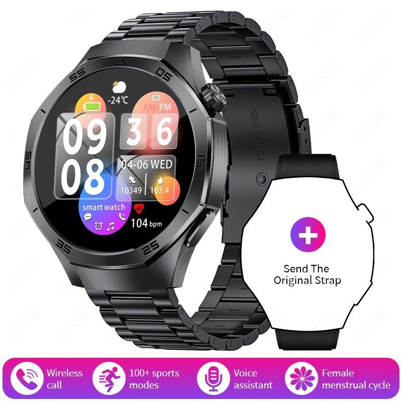 Smart Watch Movement Track Bluetooth Calling Sport Mode Heart Rate Health Monitoring - Imagem 4