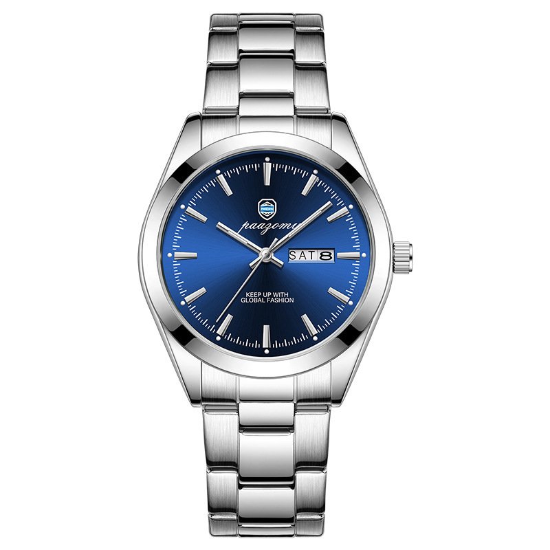 Men's Double Calendar Luminous Quartz Watch - Imagem 6