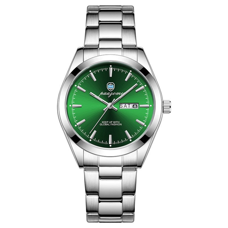 Men's Double Calendar Luminous Quartz Watch - Imagem 9