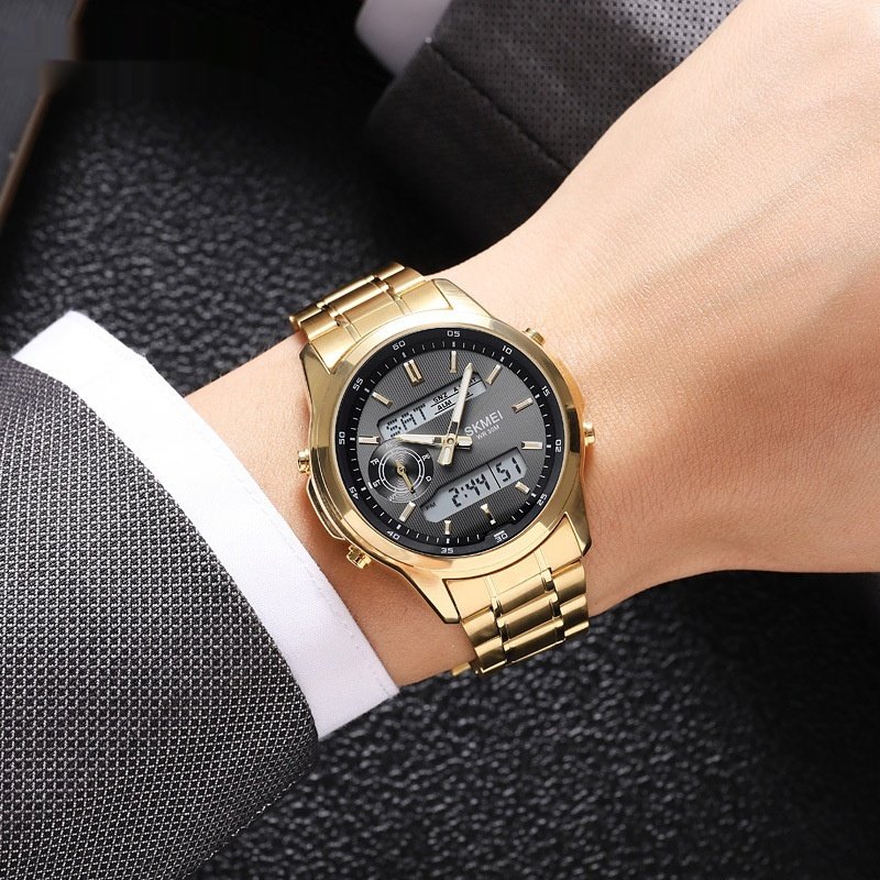 Luminous Multifunctional Men's Steel Strap Watch - Imagem 2