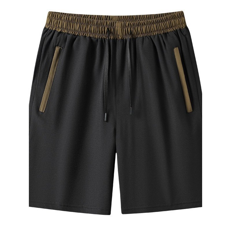 Men's Wide Waist Color Cropped Pants Casual Loose Track Pants - Imagem 5