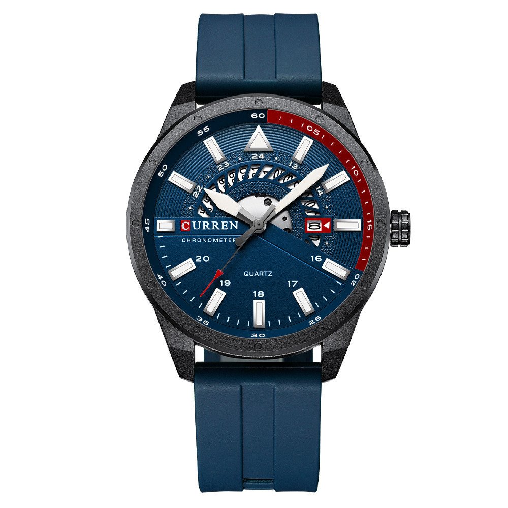 Men's Fashion Casual Tape Quartz Watch - Imagem 5