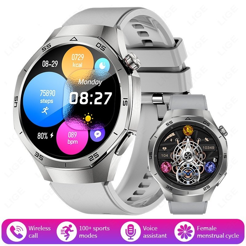 Smart Watch Movement Track Bluetooth Calling Sport Mode Heart Rate Health Monitoring - Imagem 2