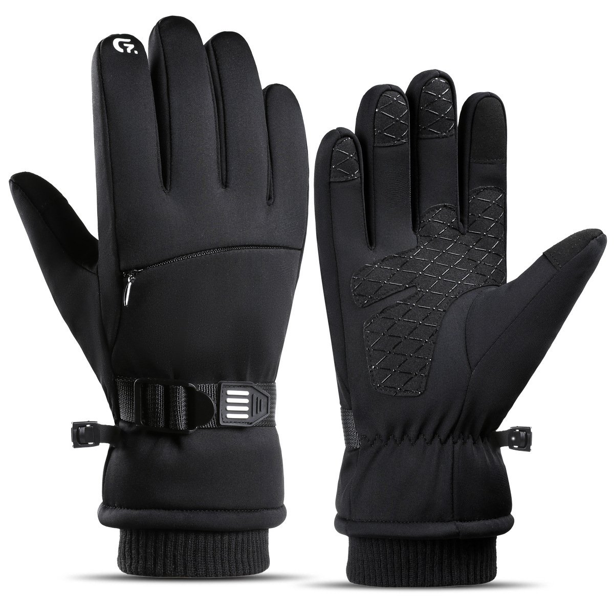 Fleece-lined Thick Waterproof And Cold-resistant Gloves - Imagem 5