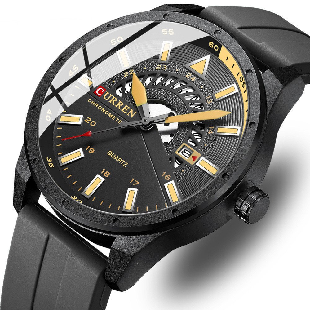 Men's Fashion Casual Tape Quartz Watch - Imagem 9