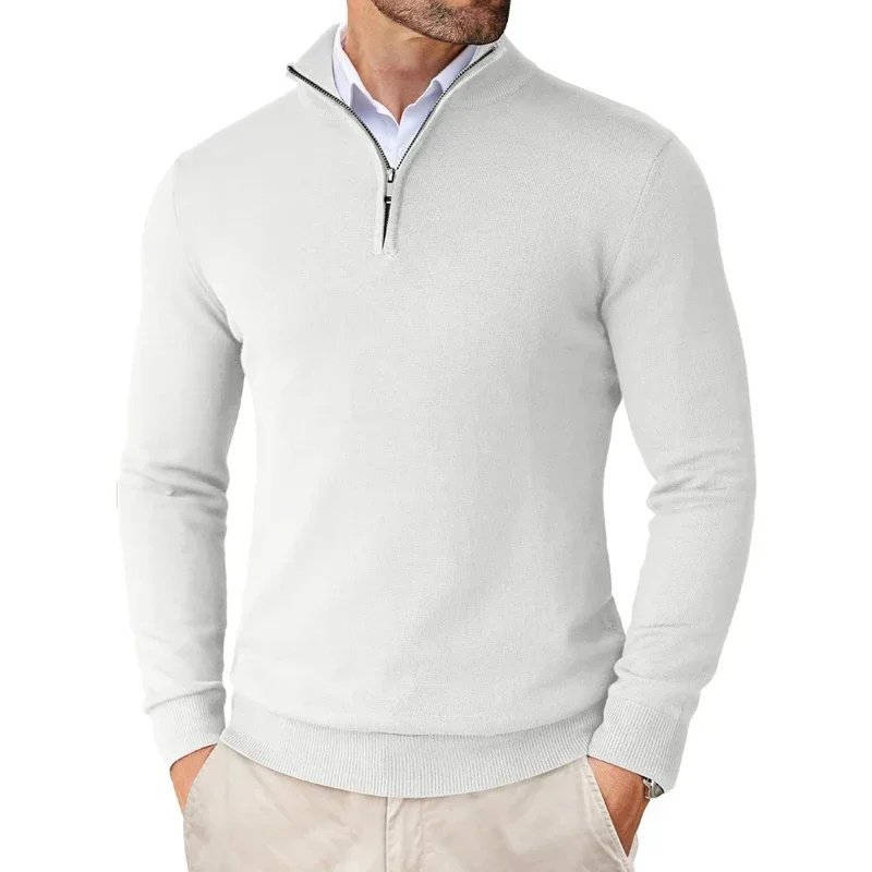 Autumn Men's Season Zipper Sweater Ultra-thin Lightweight - Imagem 5