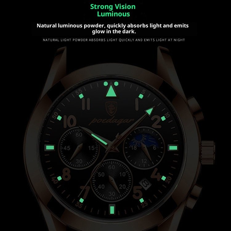 Black Tech Men's Watch Male Student Korean Fashion - Imagem 7